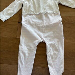 Jacadi White and pink Kids One Piece pajama